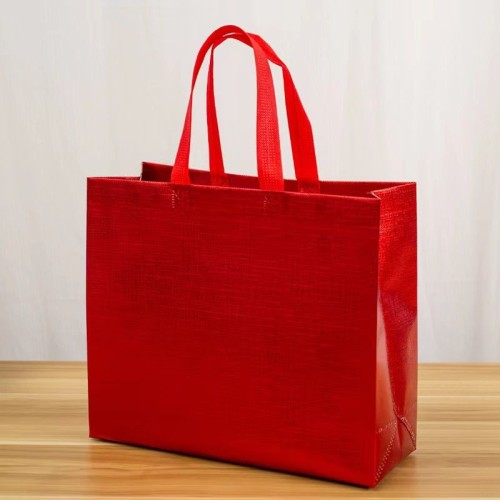 Golden Silver Laser Non Woven Bag,  Shopping Bag